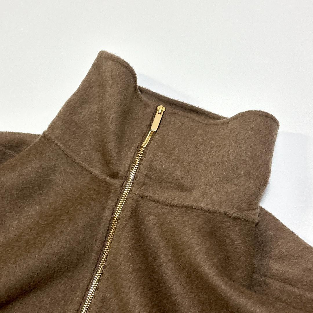 定価59,400円✨24AW ノーブル キャメルミックスリバージップコート 美品