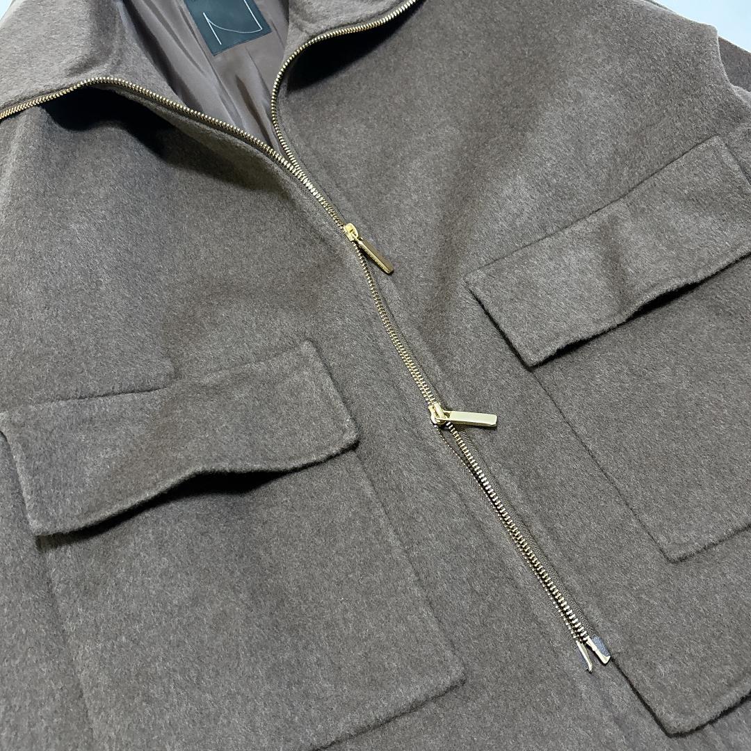 定価59,400円✨24AW ノーブル キャメルミックスリバージップコート 美品