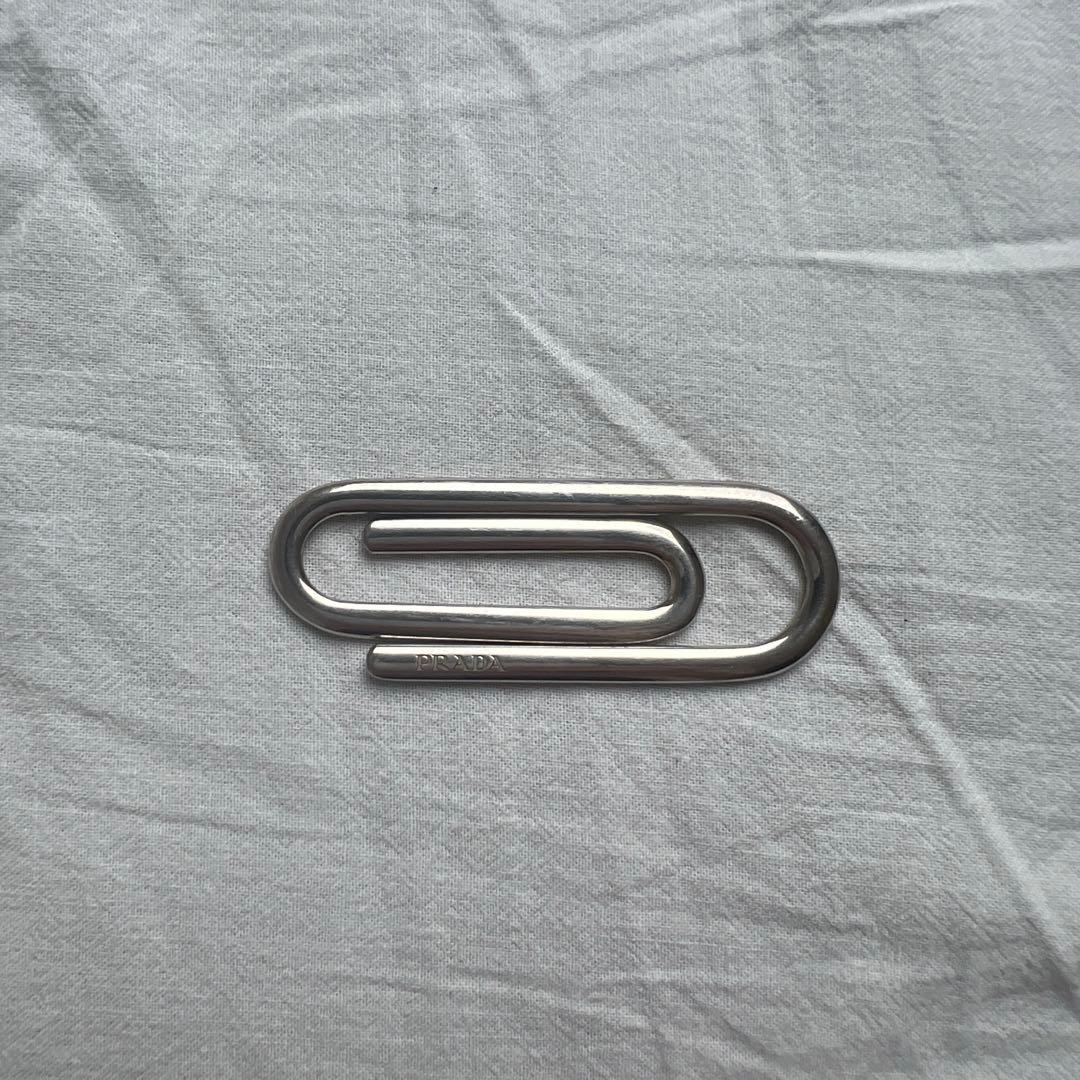 小物 Prada Stainless Steel Money Clip