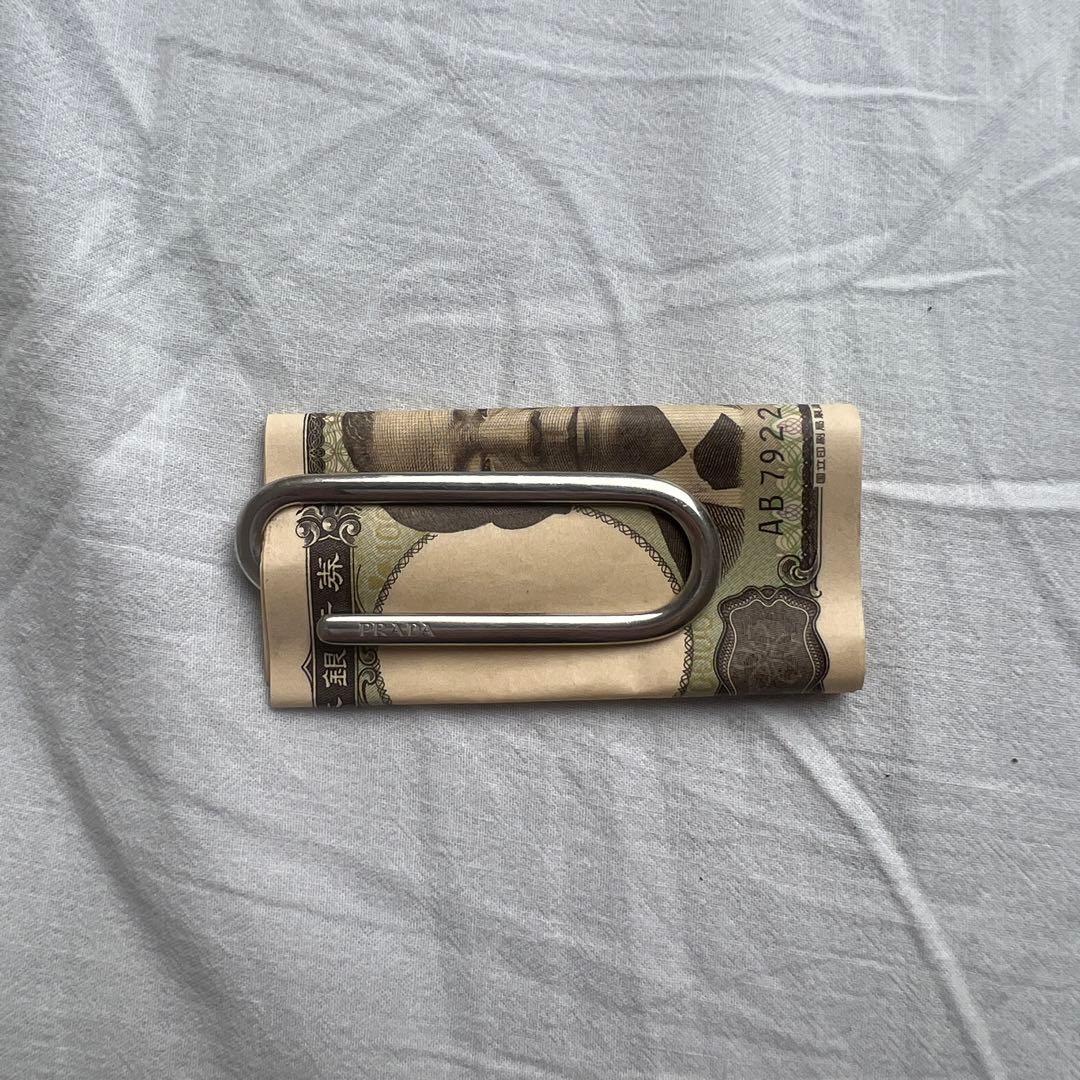 小物 Prada Stainless Steel Money Clip