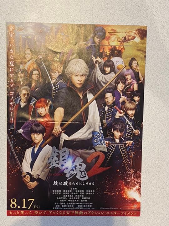 銀魂2 DVD(初回限定版)＆劇場パンフレット