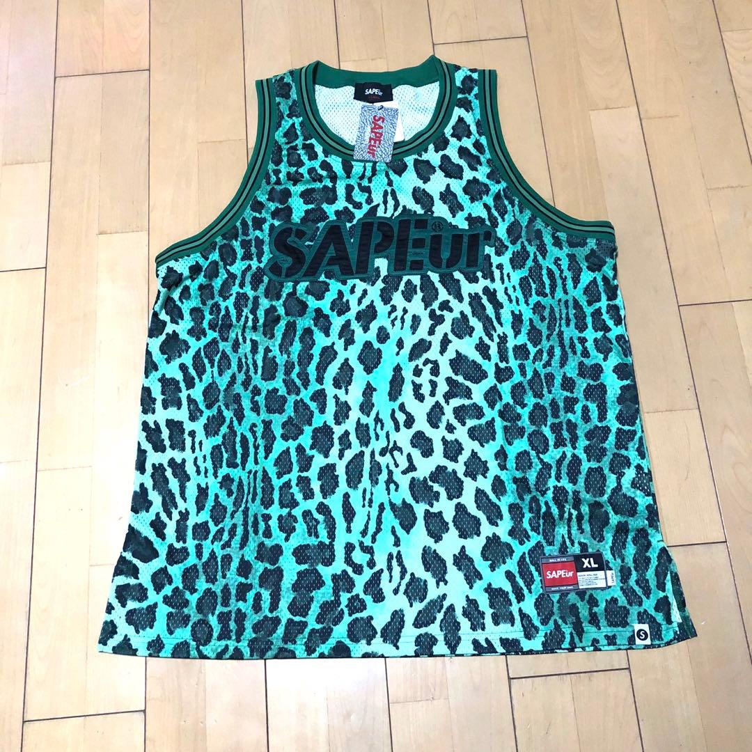 新品 SAPEur BASKET TANK TOP レオパード タンクトップ