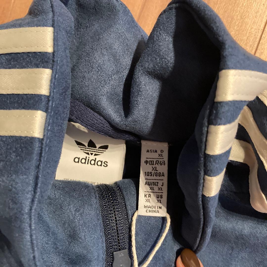 新品 アディダス チャイナトラックジャケット ネイビーサイズ　XL
