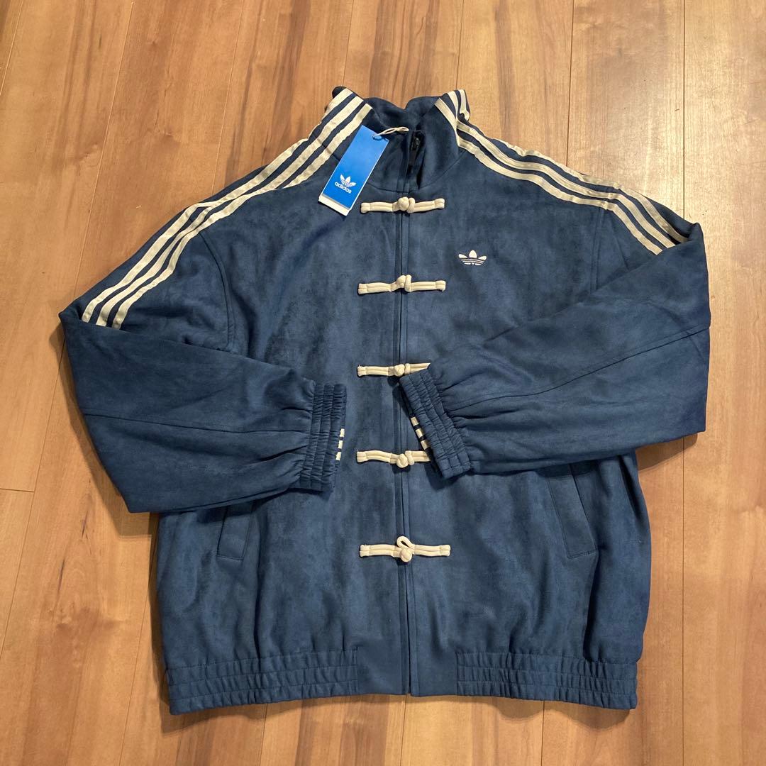 新品 アディダス チャイナトラックジャケット ネイビーサイズ　XL