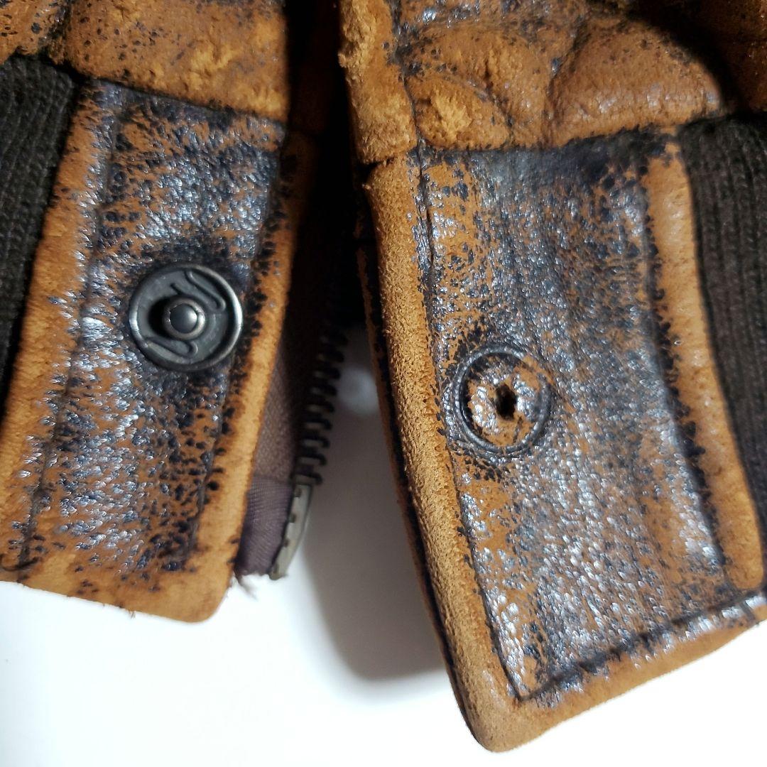 CHARLES CHEVIGNON　PARIS　フライトジャケット　レザーベスト