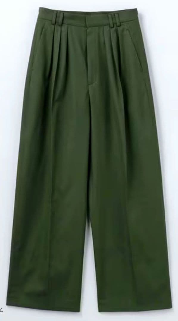 ６【roku】タックパンツ