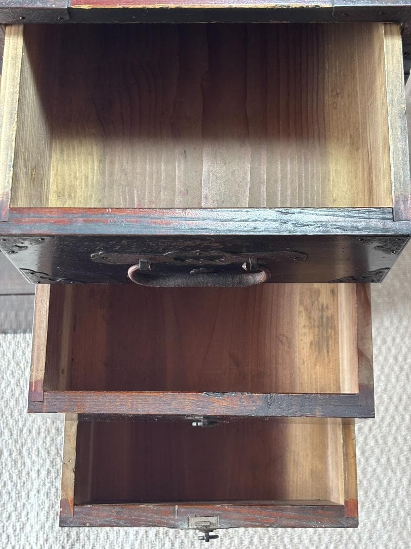 アンティーク家具 昭和レトロ 重ね箪笥 和たんす 収納箪笥
