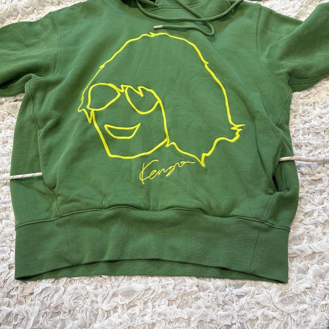 KENZO TAKADA ケンゾー フーディー パーカー M 刺繍 長袖 稀少