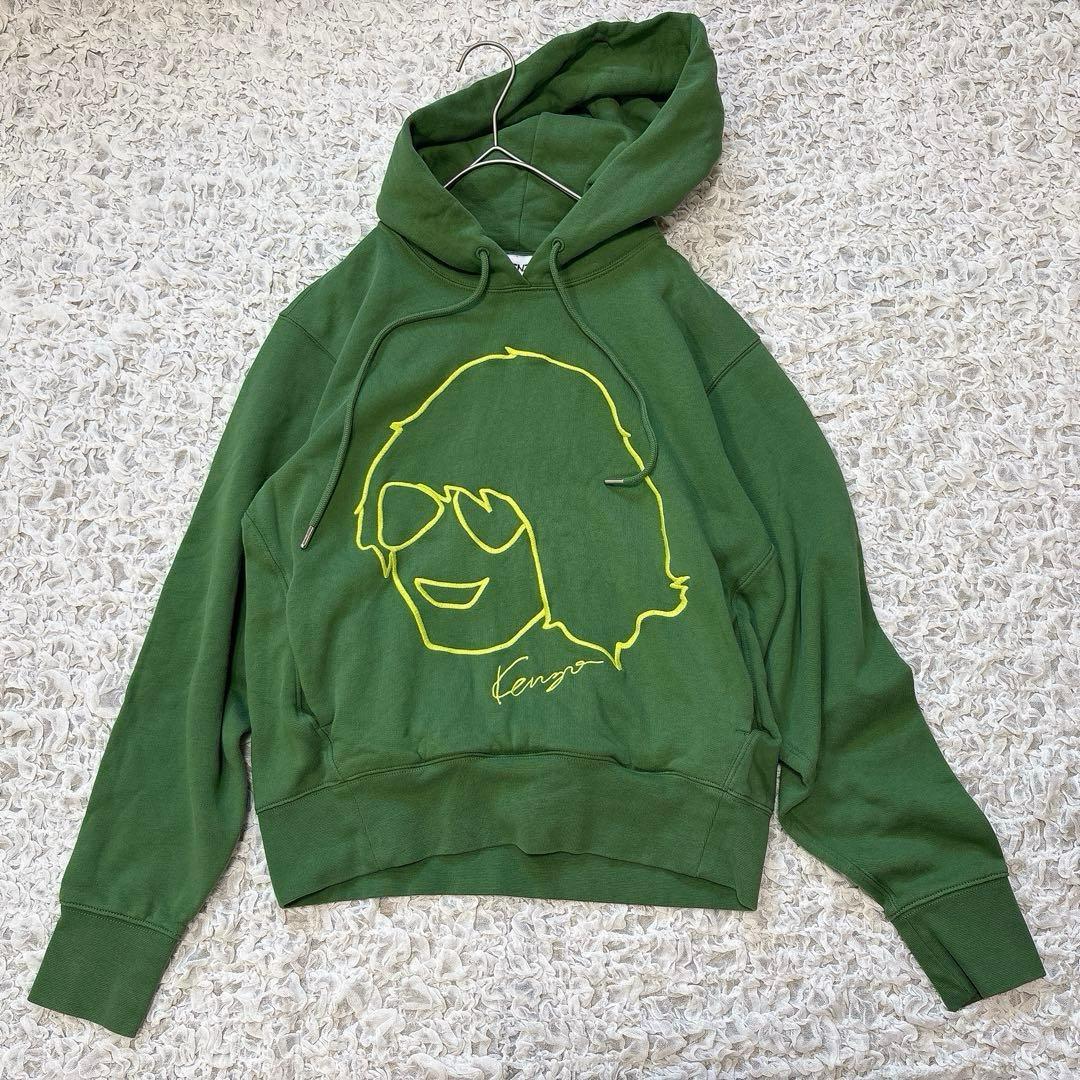 KENZO TAKADA ケンゾー フーディー パーカー M 刺繍 長袖 稀少