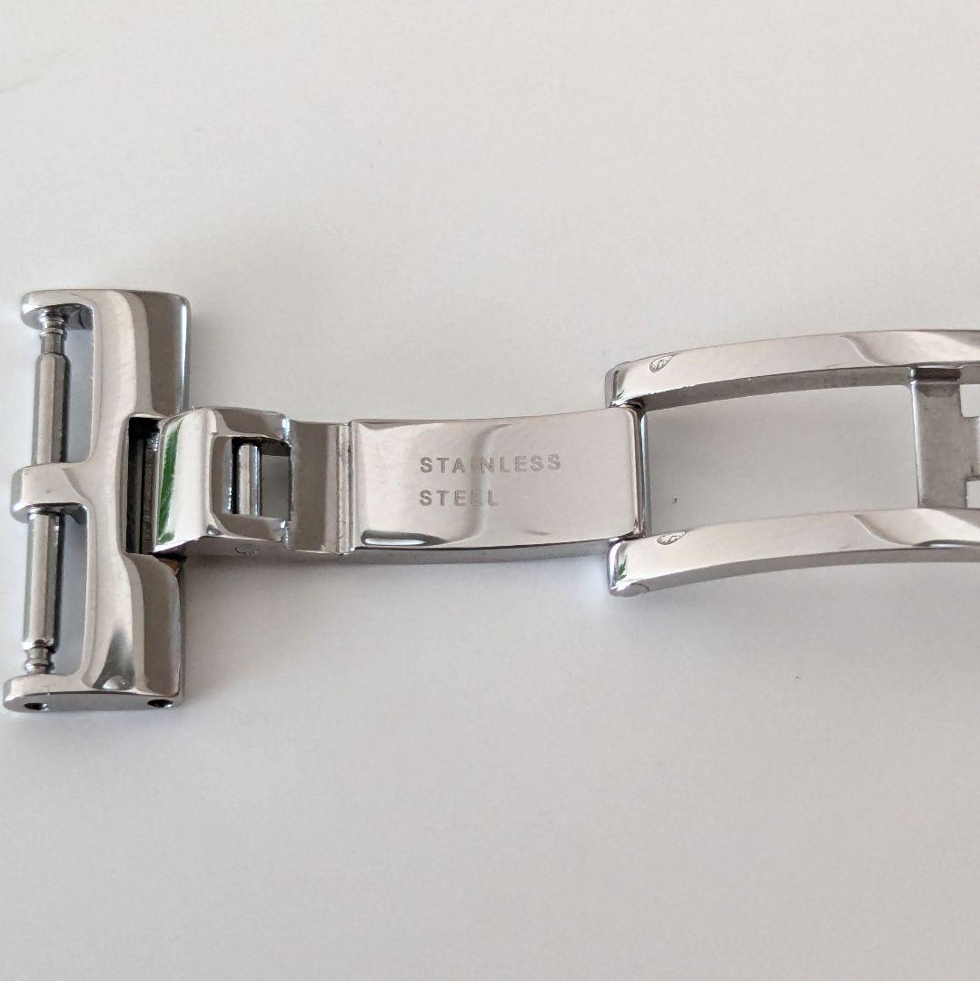 極美品 カミーユフォルネ Dバックル シルバー 16mm 観音開き ステンレス