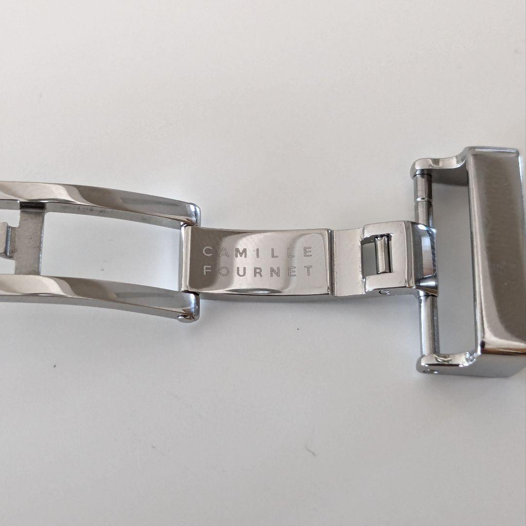 極美品 カミーユフォルネ Dバックル シルバー 16mm 観音開き ステンレス