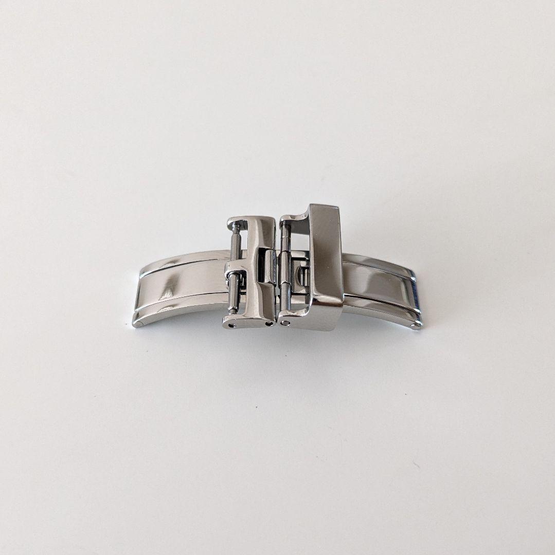 極美品 カミーユフォルネ Dバックル シルバー 16mm 観音開き ステンレス