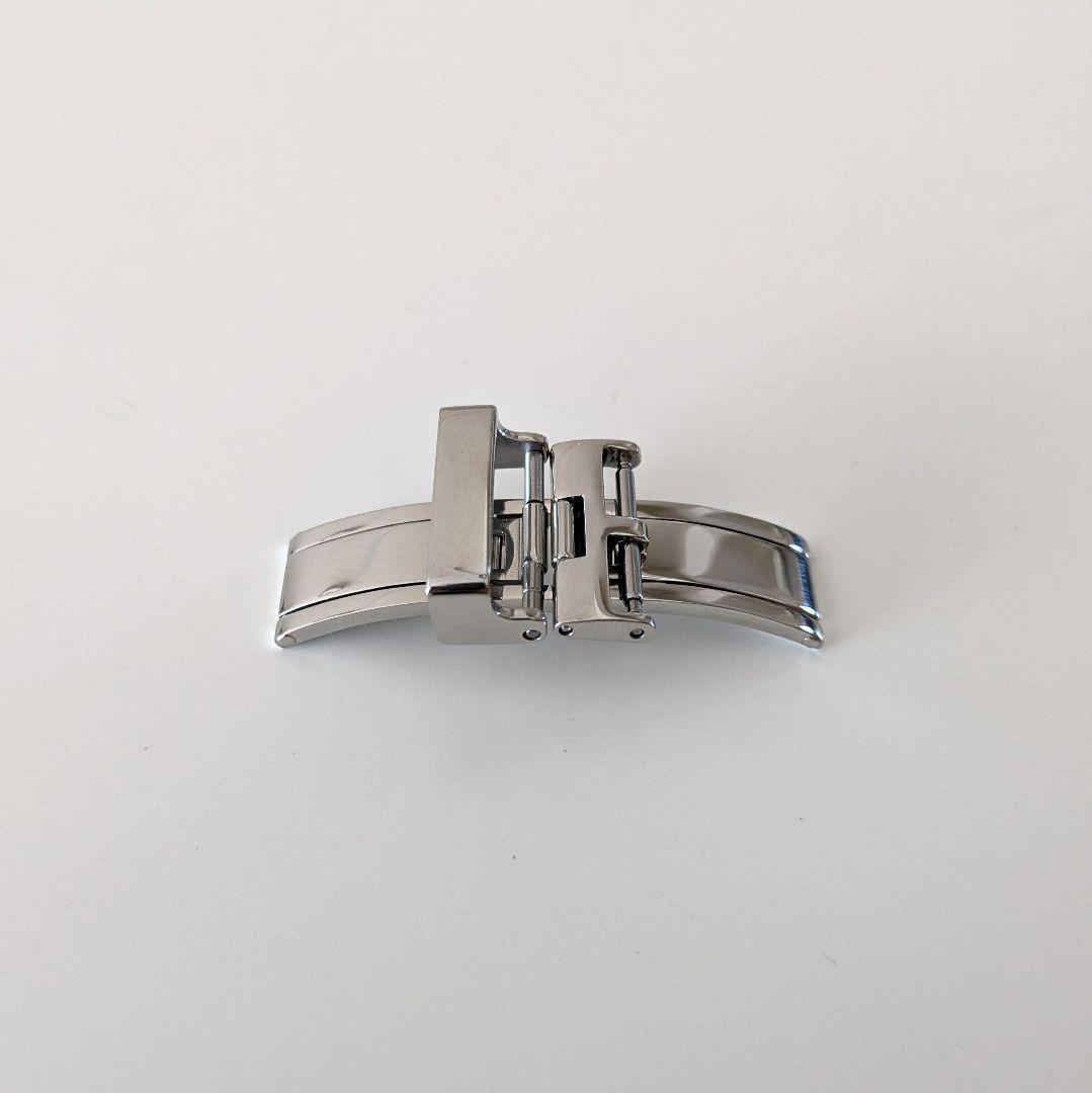 極美品 カミーユフォルネ Dバックル シルバー 16mm 観音開き ステンレス