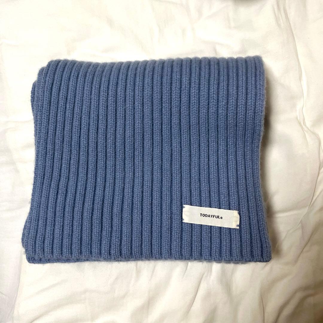 小物 todayful rib knit muffler