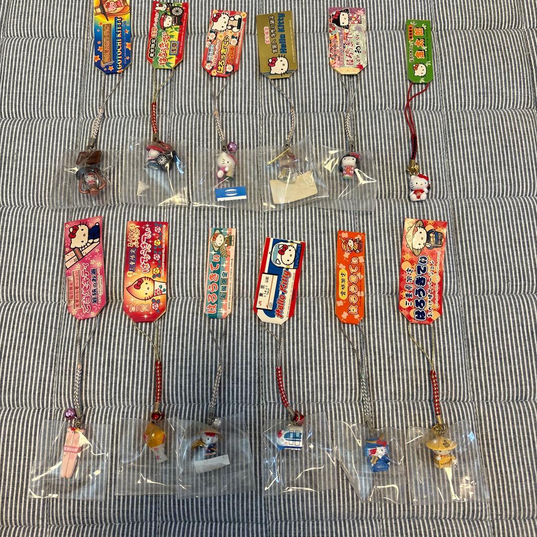 ご当地キティ　ストラップ　セット