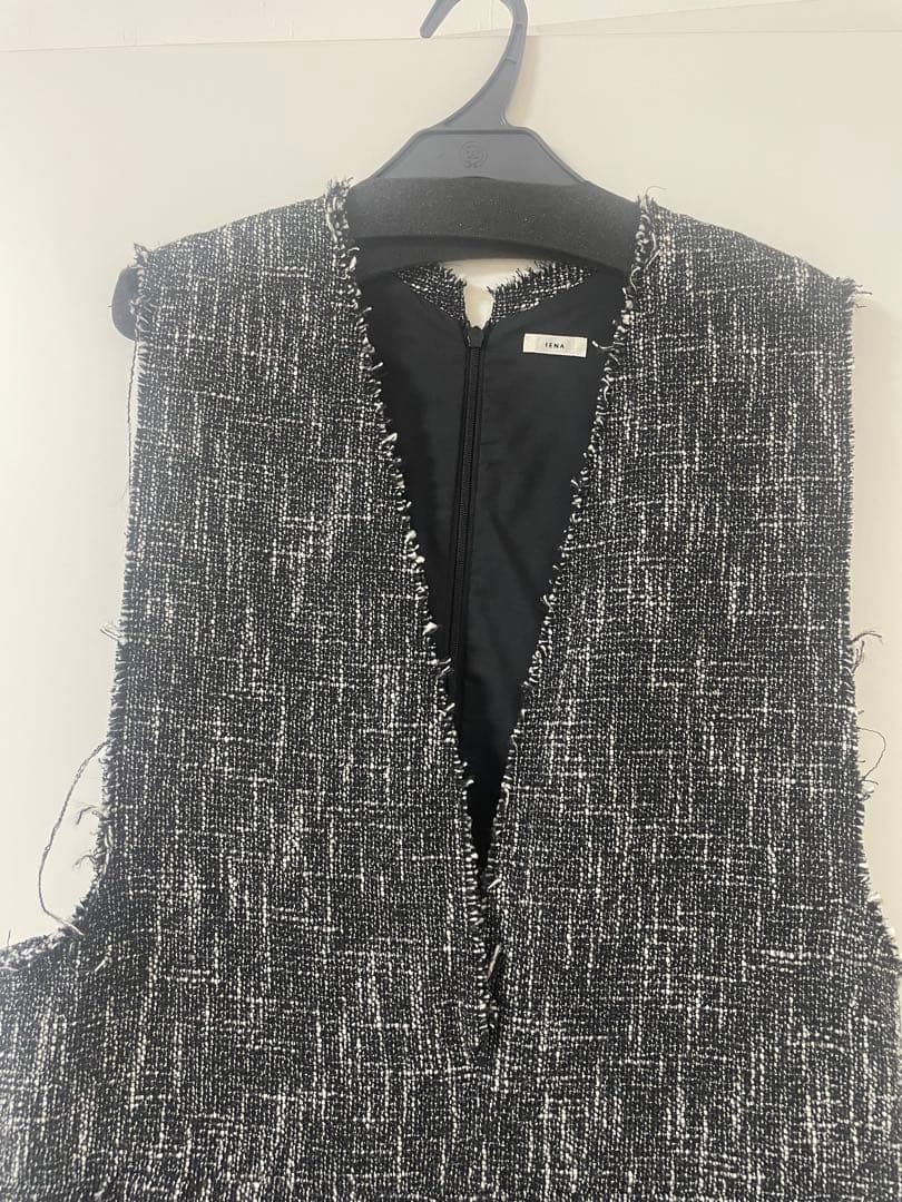 【美品】IENA　イエナ　ツイードオールインワン　2022AW
