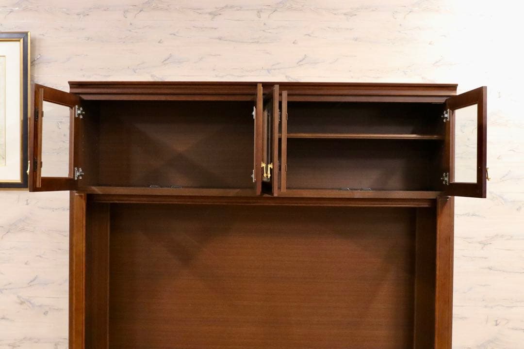 GMIS185○maruni / マルニ 地中海 リビングボード 飾り棚 キャビ