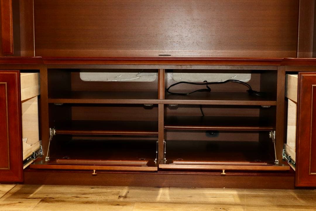 GMIS185○maruni / マルニ 地中海 リビングボード 飾り棚 キャビ