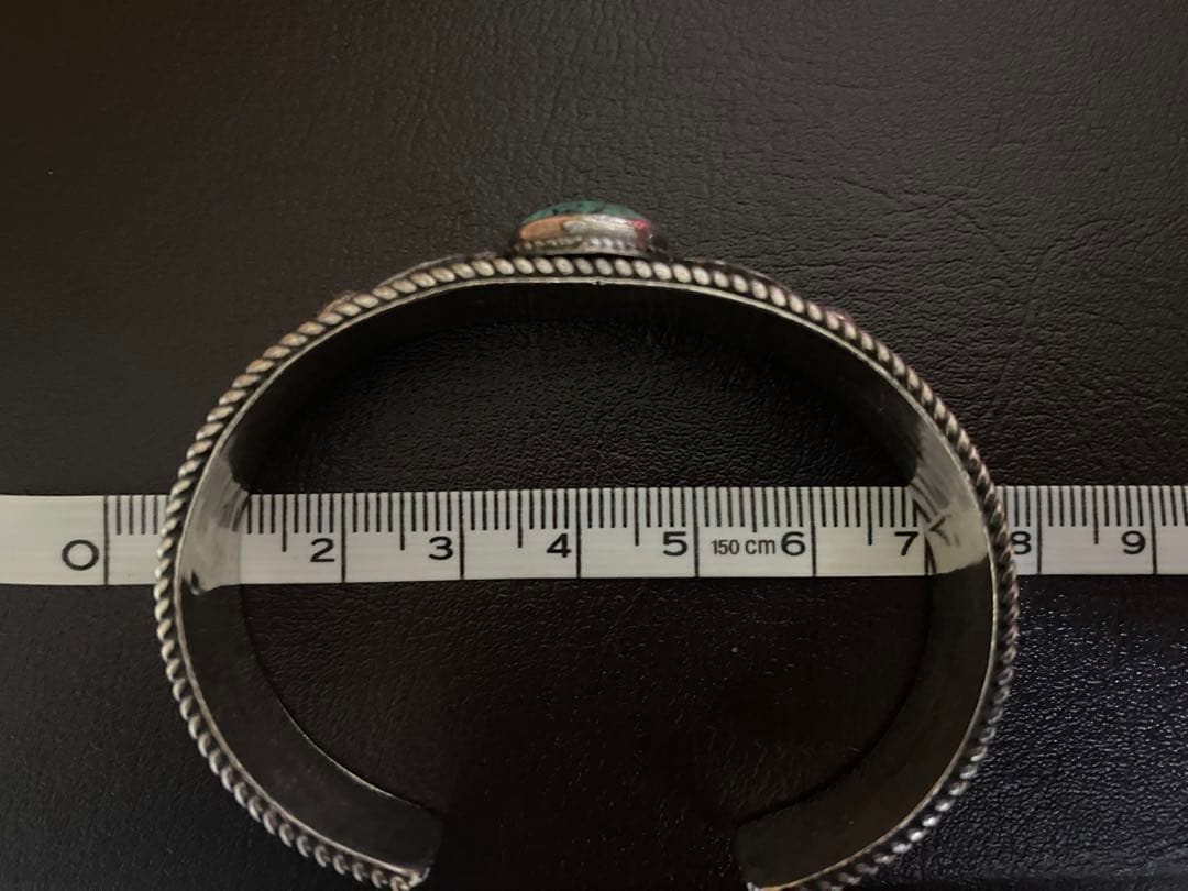 作家モノ ナバホ族 インディアンジュエリー ターコイズ バングル