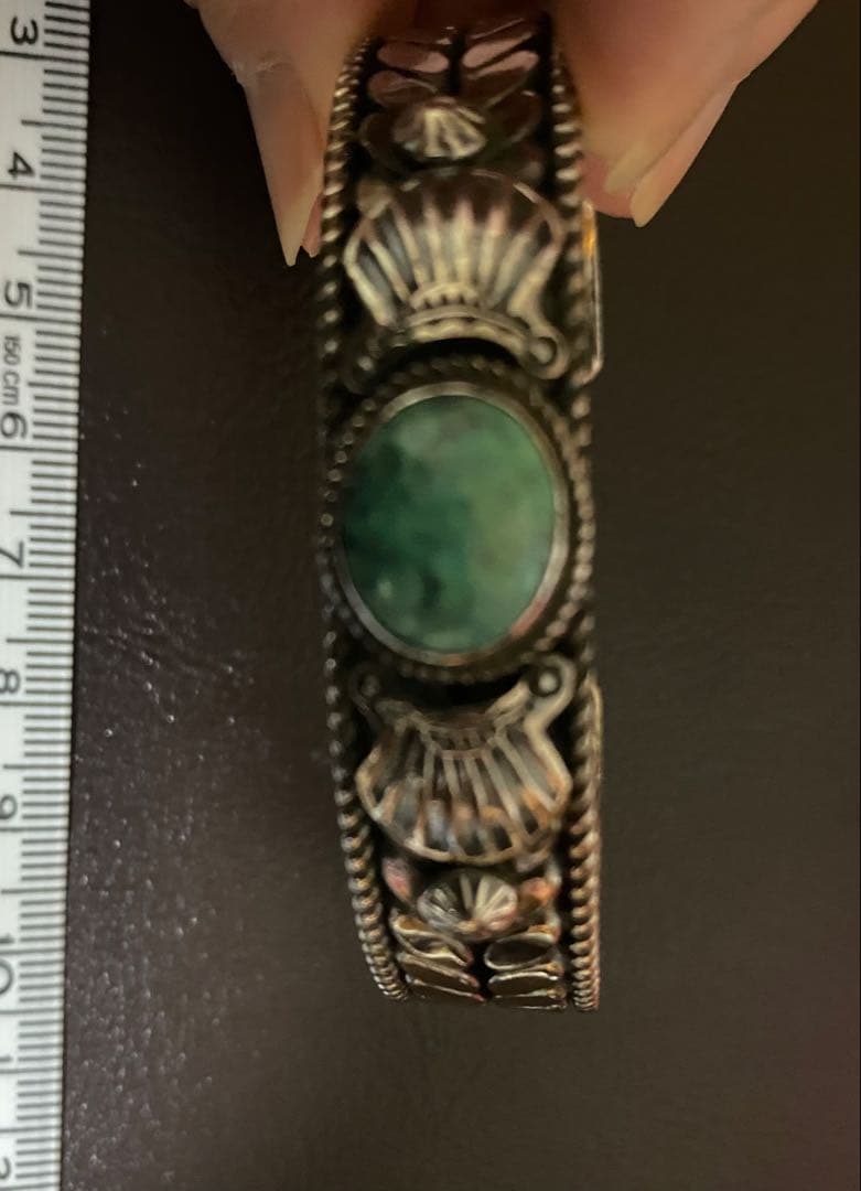 作家モノ ナバホ族 インディアンジュエリー ターコイズ バングル