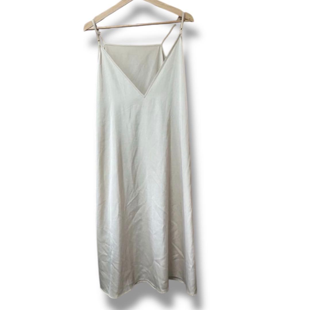 Acka✨️sheer loose one-piece 花柄 アイボリー ロング丈