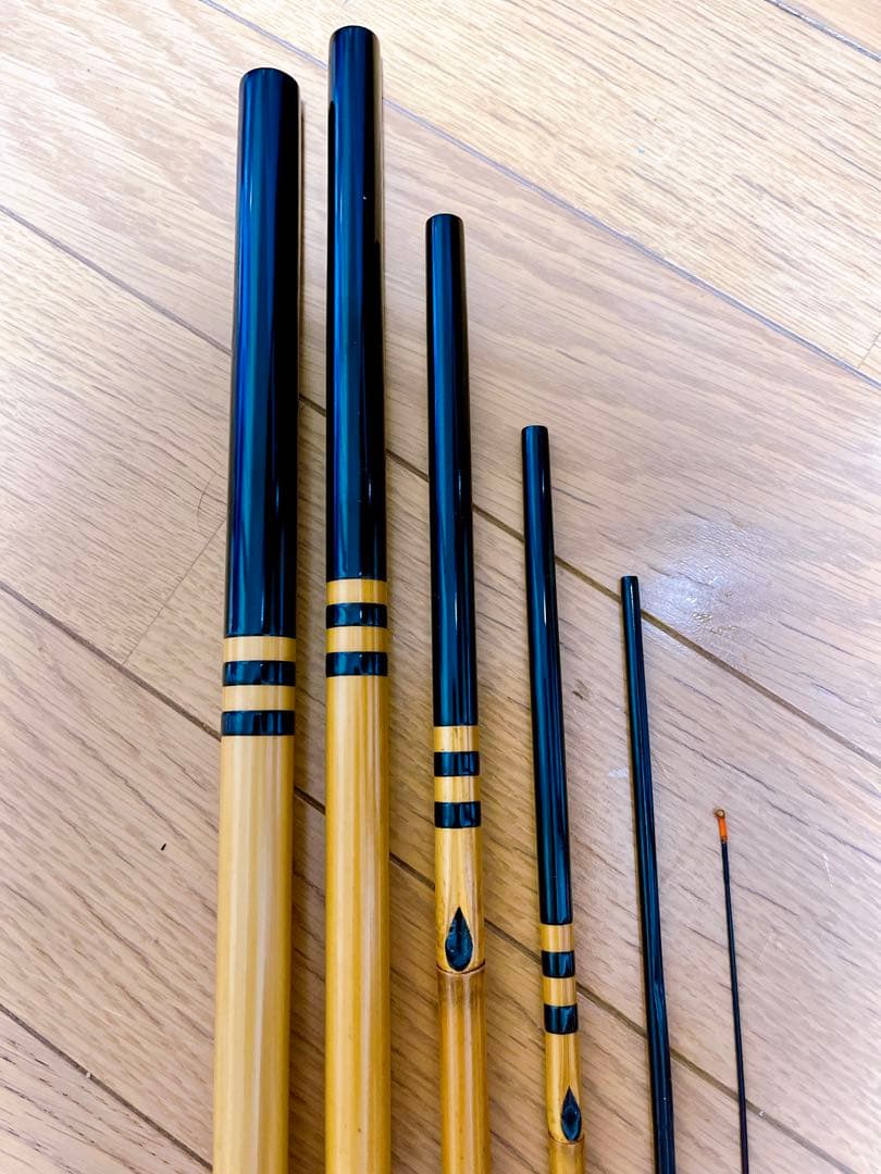 超希少　一心竹　山城　特作　和竿　へら竿　18.1尺