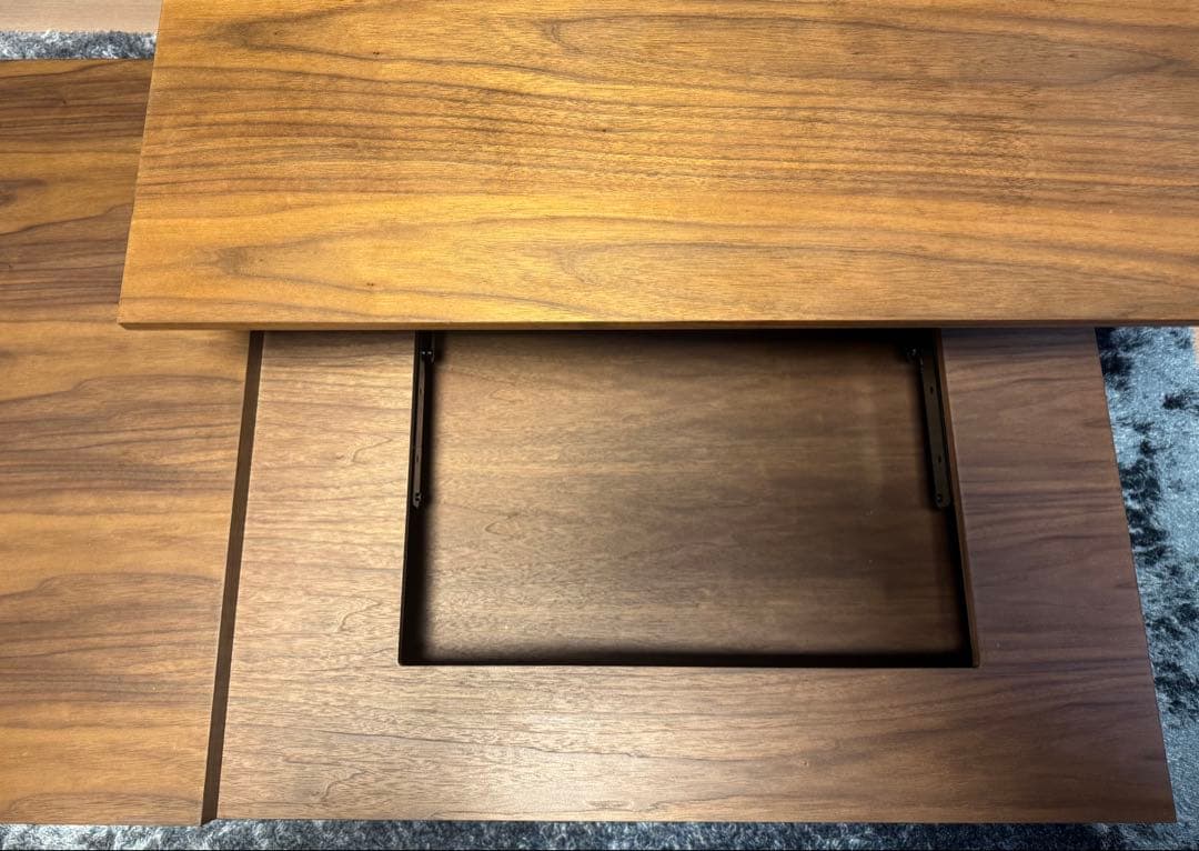 【送料込】幅120 昇降式 センターローテーブル