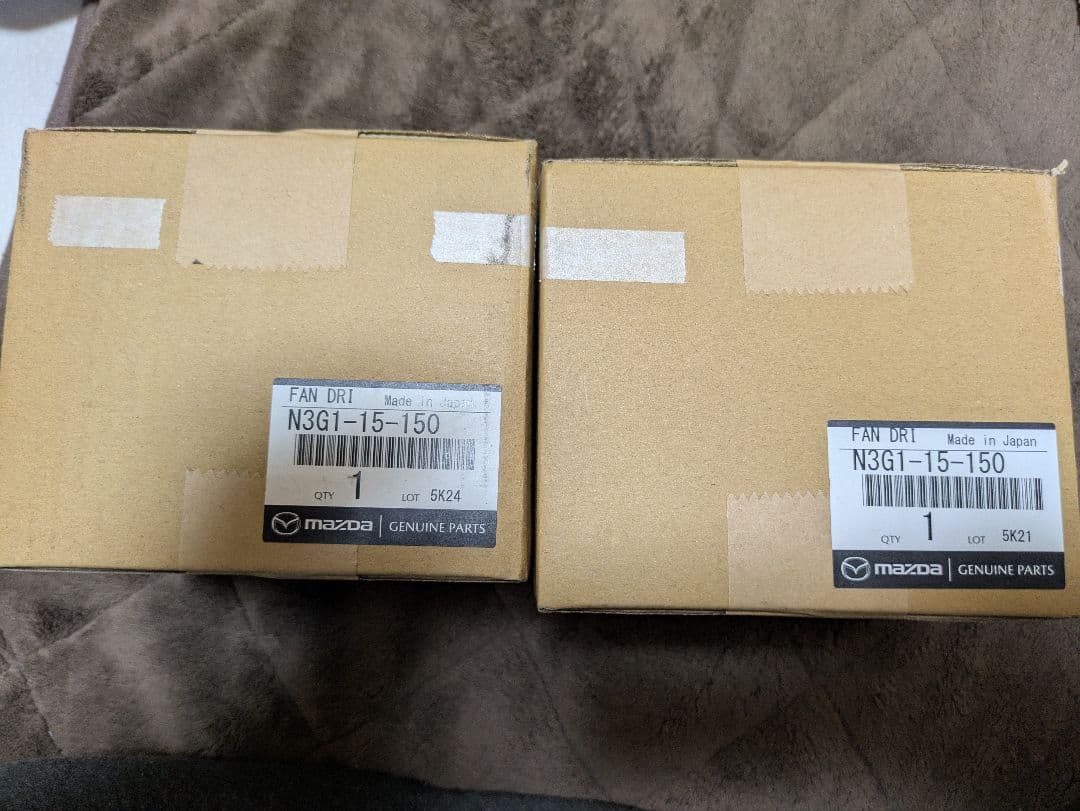 j*y様 マツダ　RX−7　ファンドライブ　モーター　2個新品未使用品