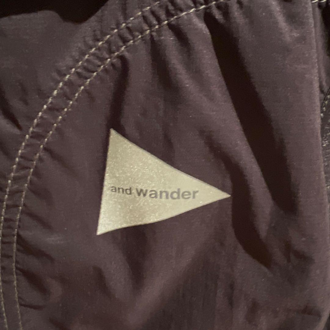 and wander ダークパープル ジャケット サイズ2