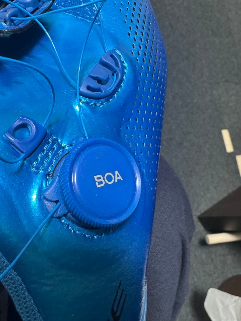 Shimano RC9T BOA ダイヤル ロードバイクシューズ 青