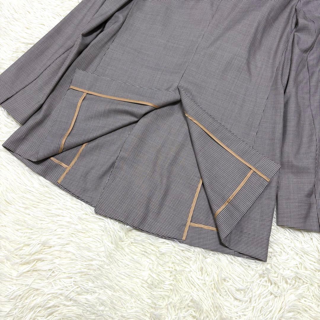 TOMORROWLAND コレクション ダブルブレストジャケット 千鳥 シルク