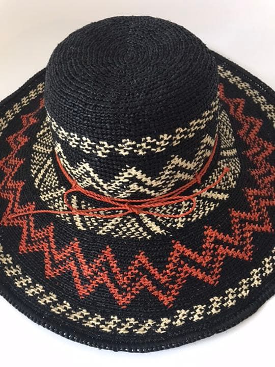 ヘレン・カミンスキー　HELEN KAMINSKI　URAM　ラフィア　つば広