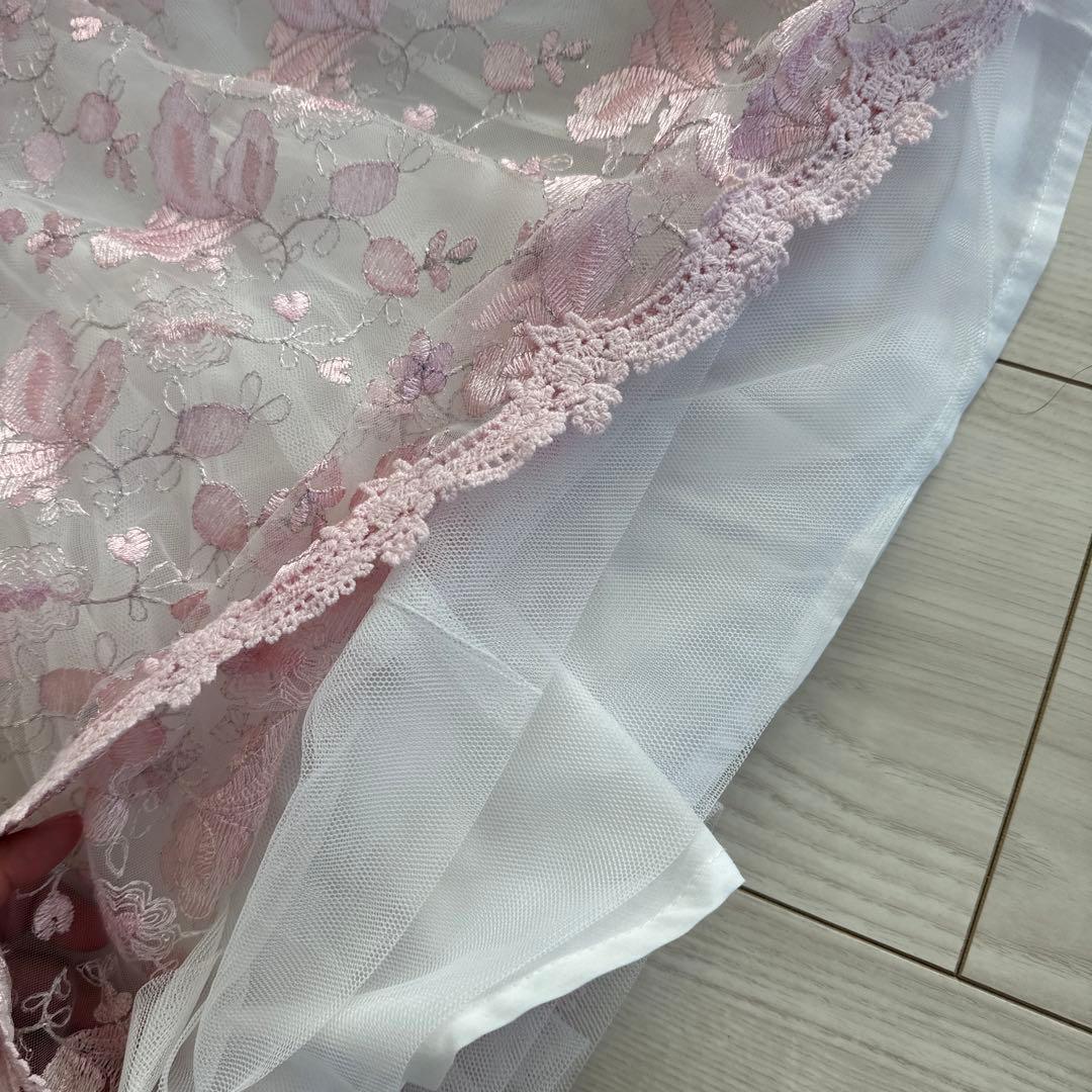 メゾピアノフォーマル レース刺繍ドレス 130cm