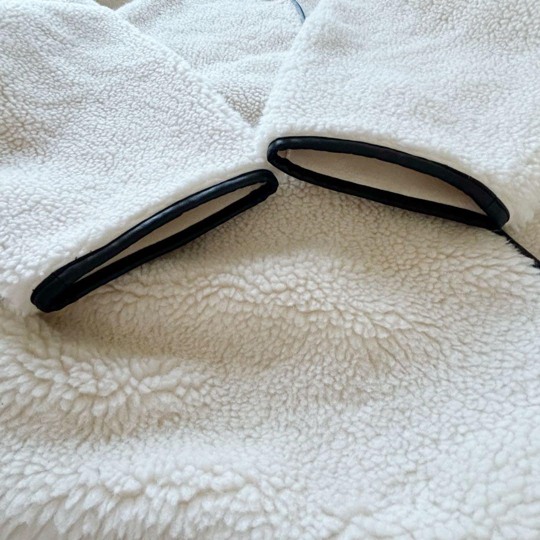 【美品】AKTE ボアコート　ノーカラーコート