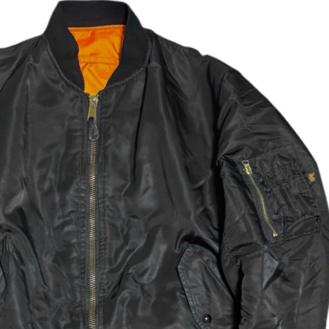 稀少XL-Tall 藤原ヒロシ ALPHA 90s USA製 MA-1 ブラック