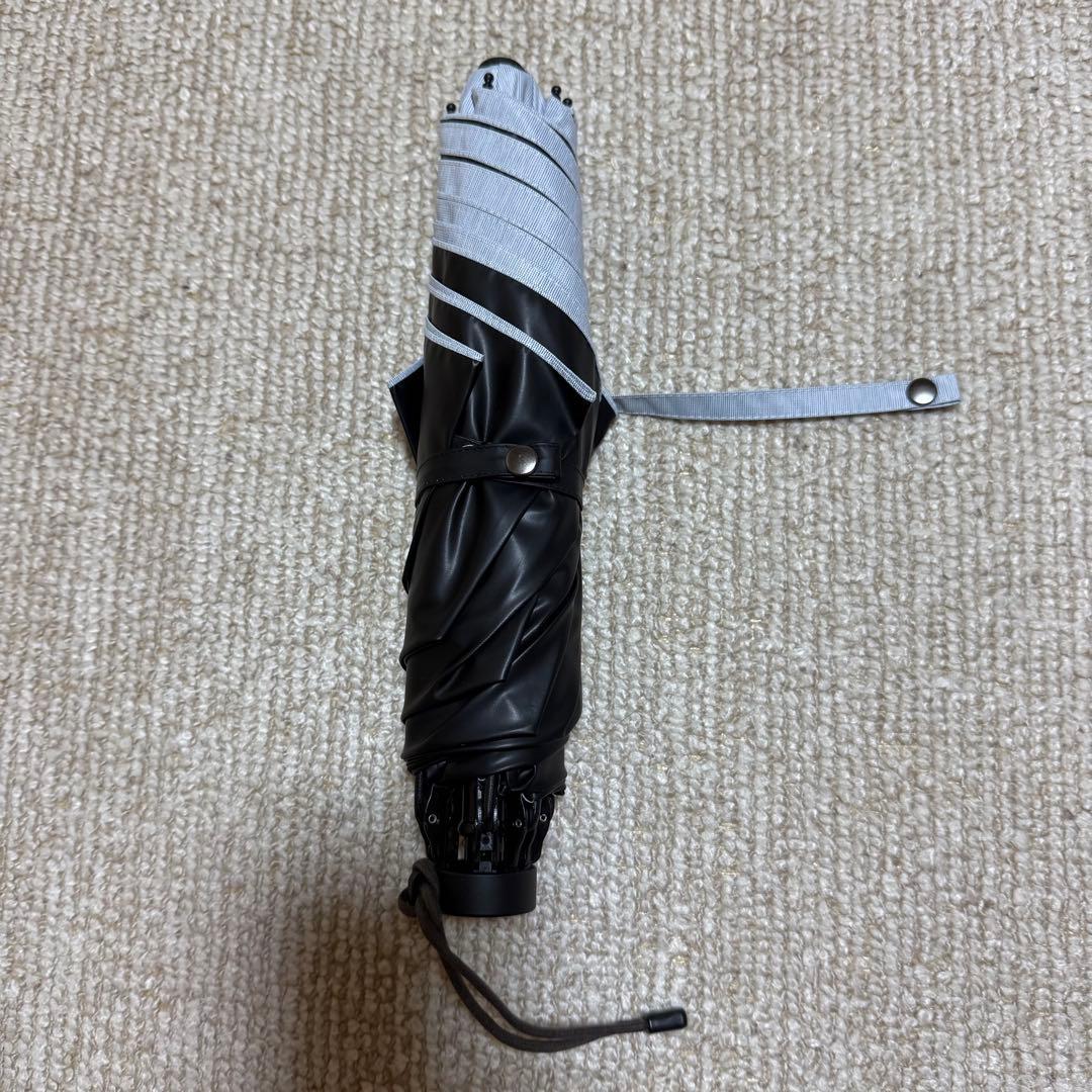 サンバリア100　２段折コンパクト　moku　ブルー　日傘