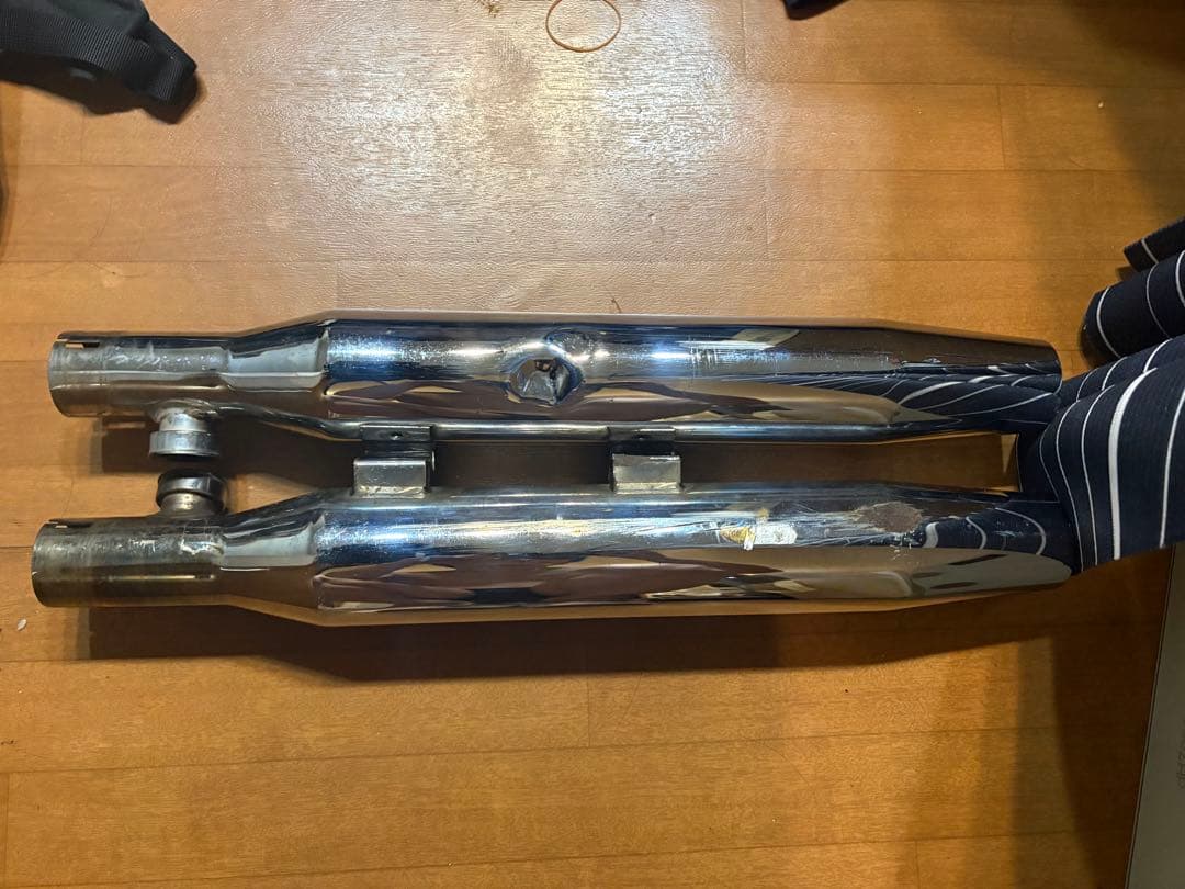 クロームワークス 3インチ テーパード スリップオン マフラー スポーツスター