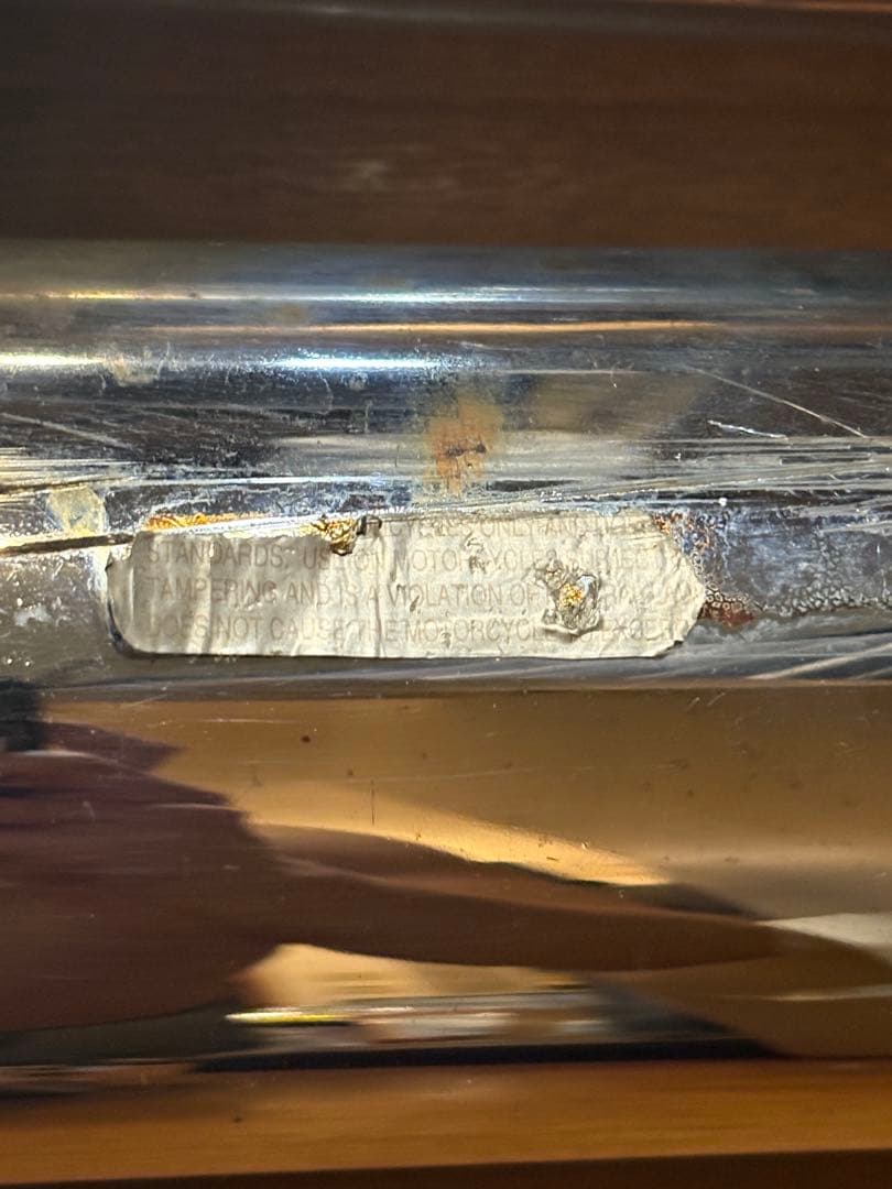 クロームワークス 3インチ テーパード スリップオン マフラー スポーツスター