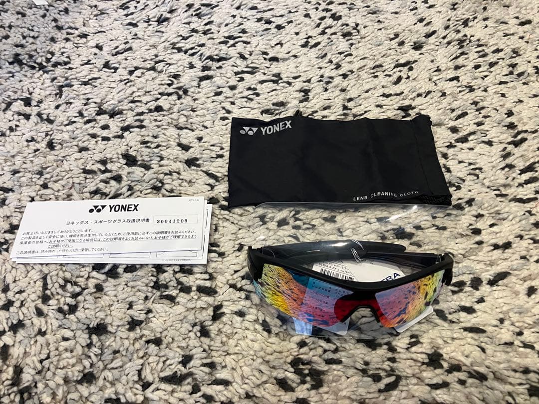 YONEX スポーツグラスULTRA マットブラック/ピンク