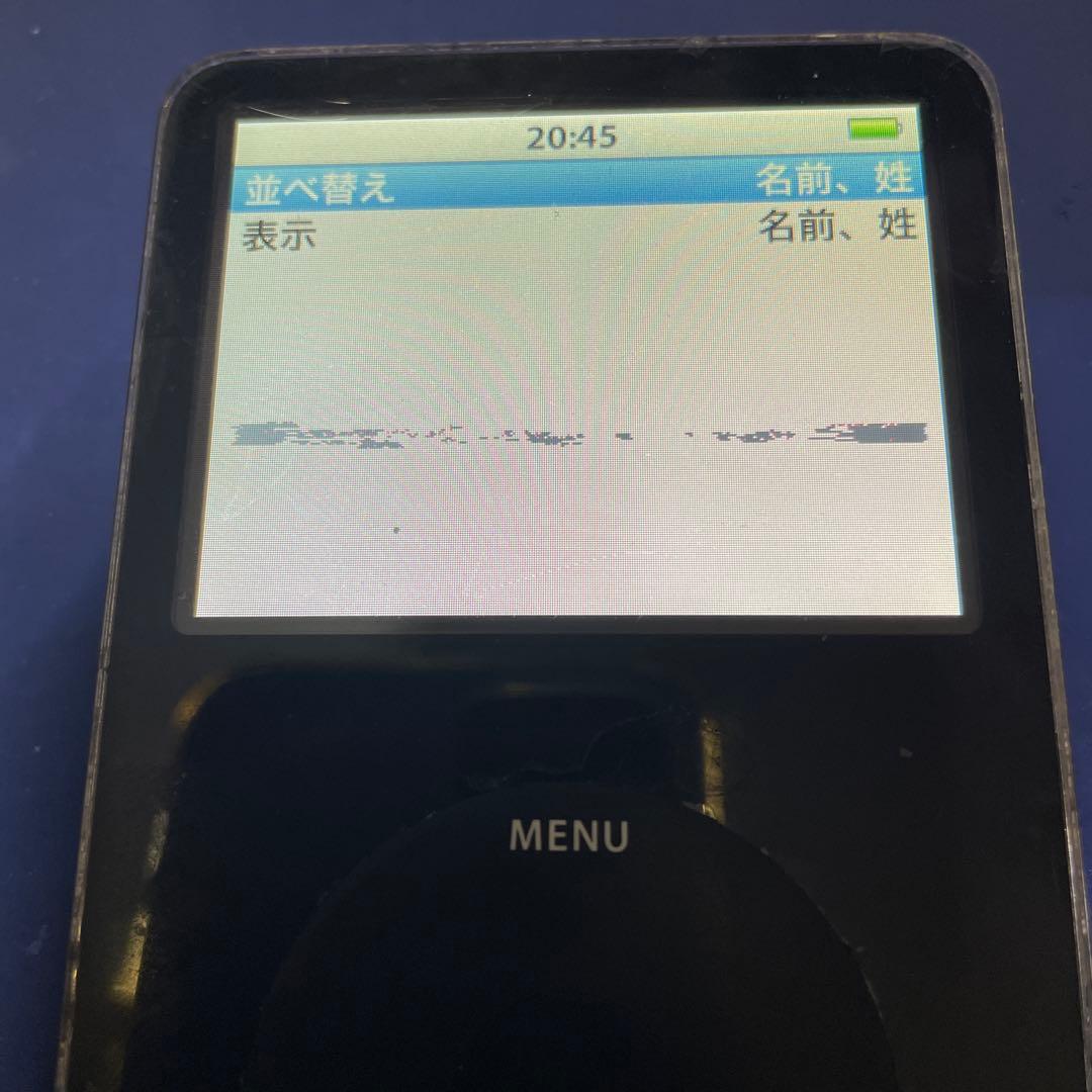 iPod 第5世代 30GBモデル→40GBに換装 バッテリー交換済み