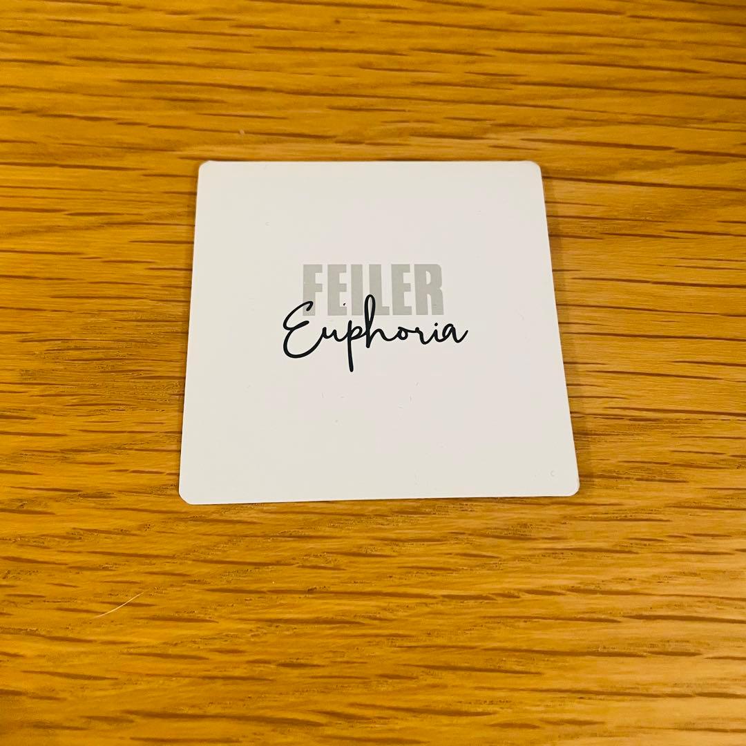 フェイラーユーフォリア ユニカラー トートバッグ 無地ブルー