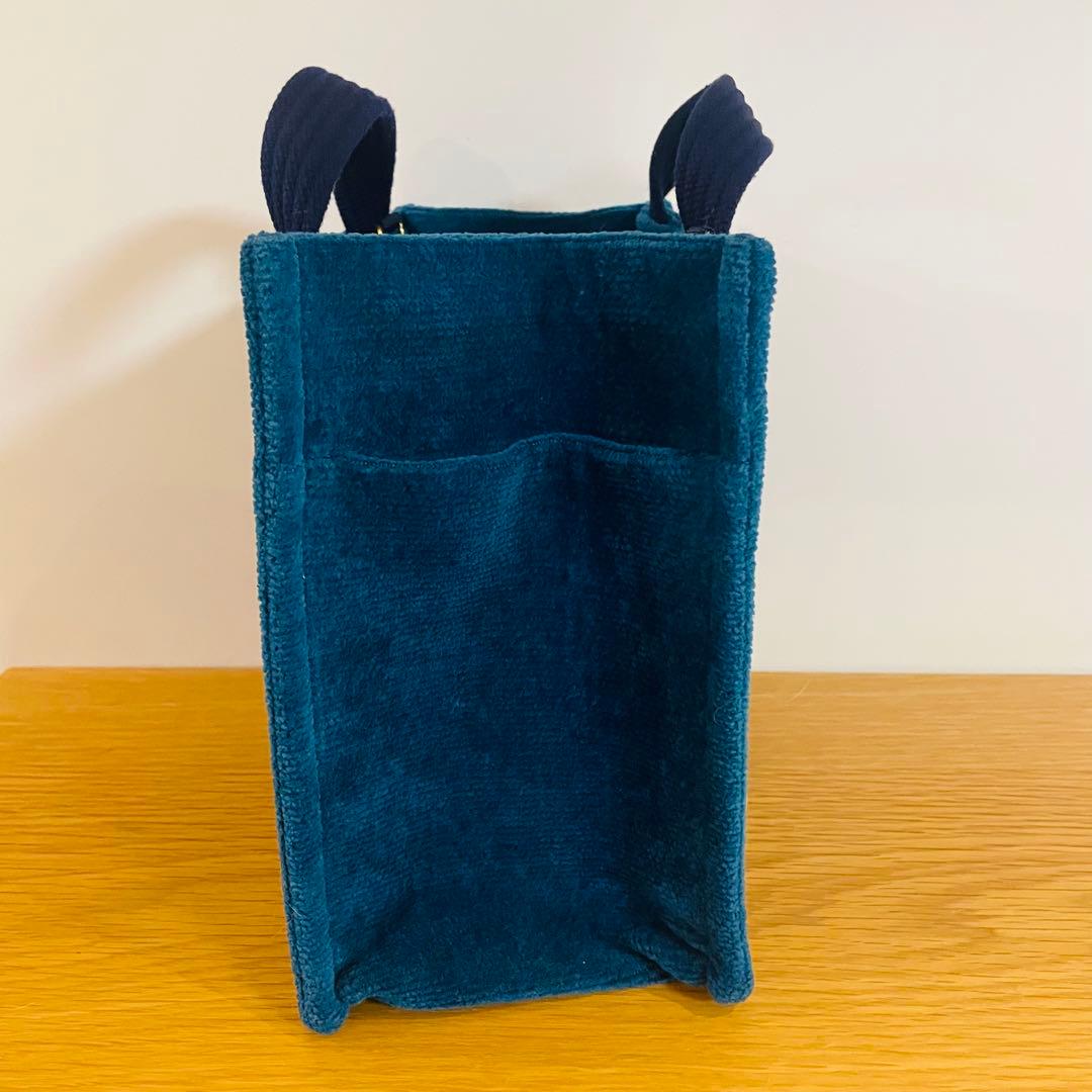 フェイラーユーフォリア ユニカラー トートバッグ 無地ブルー