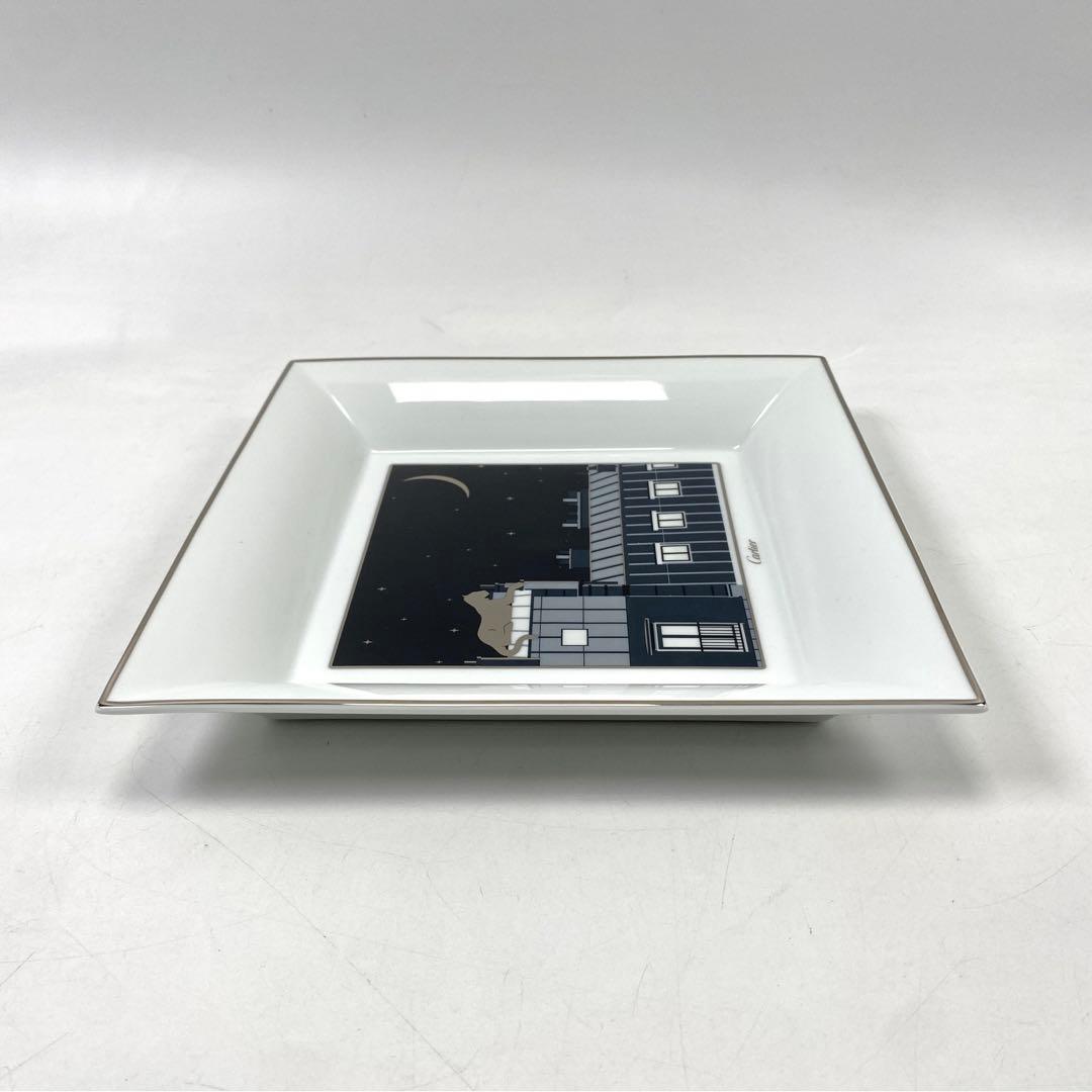 Cartier カルティエ スクエアプレート パンサー 箱付 皿 非売品【新品】