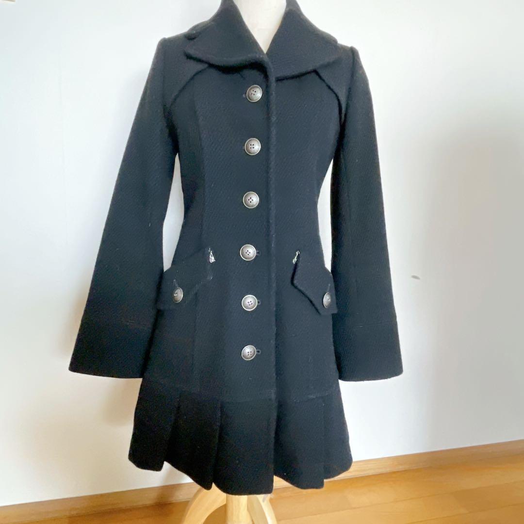 Burberry Blue Label ブラックコート 38