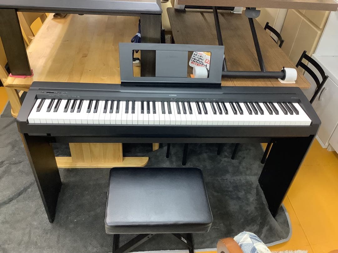 ヤマハ　電子ピアノ　P-45B　88鍵盤　ブラック