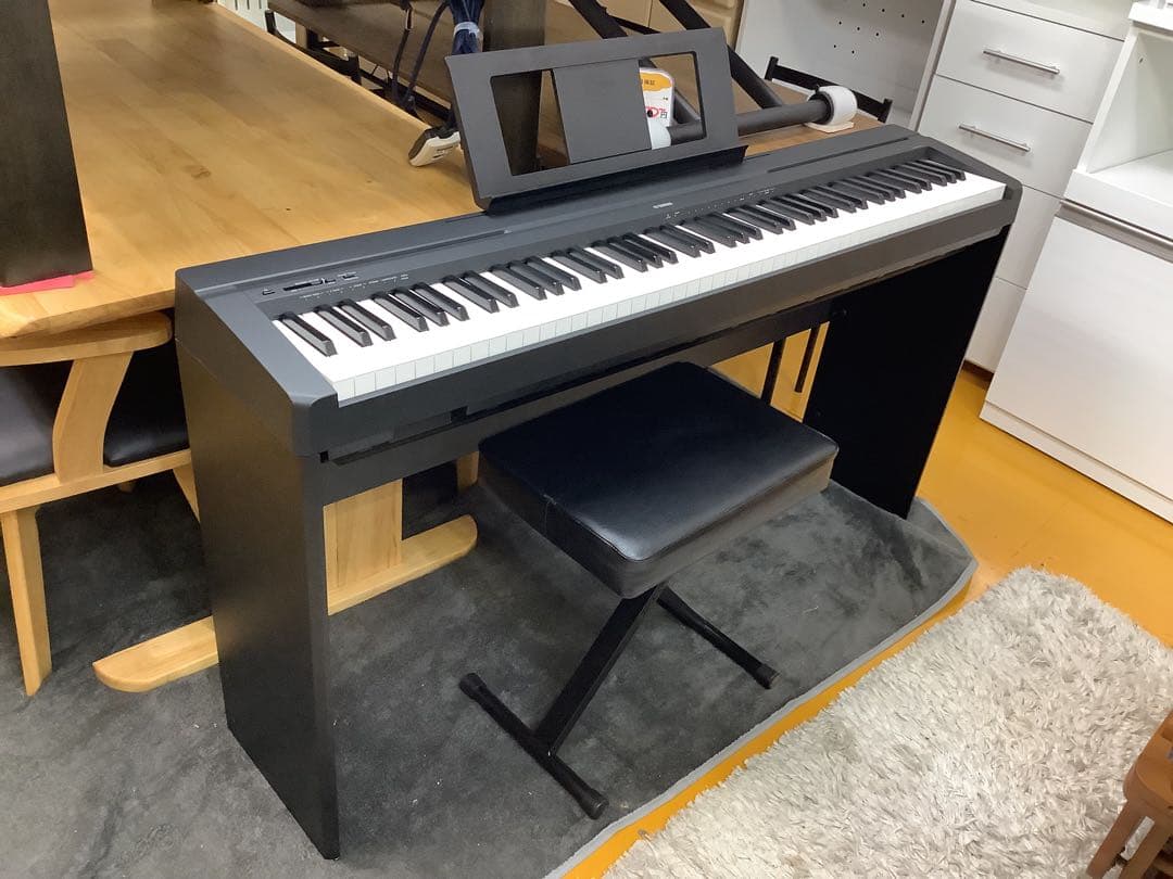 ヤマハ　電子ピアノ　P-45B　88鍵盤　ブラック