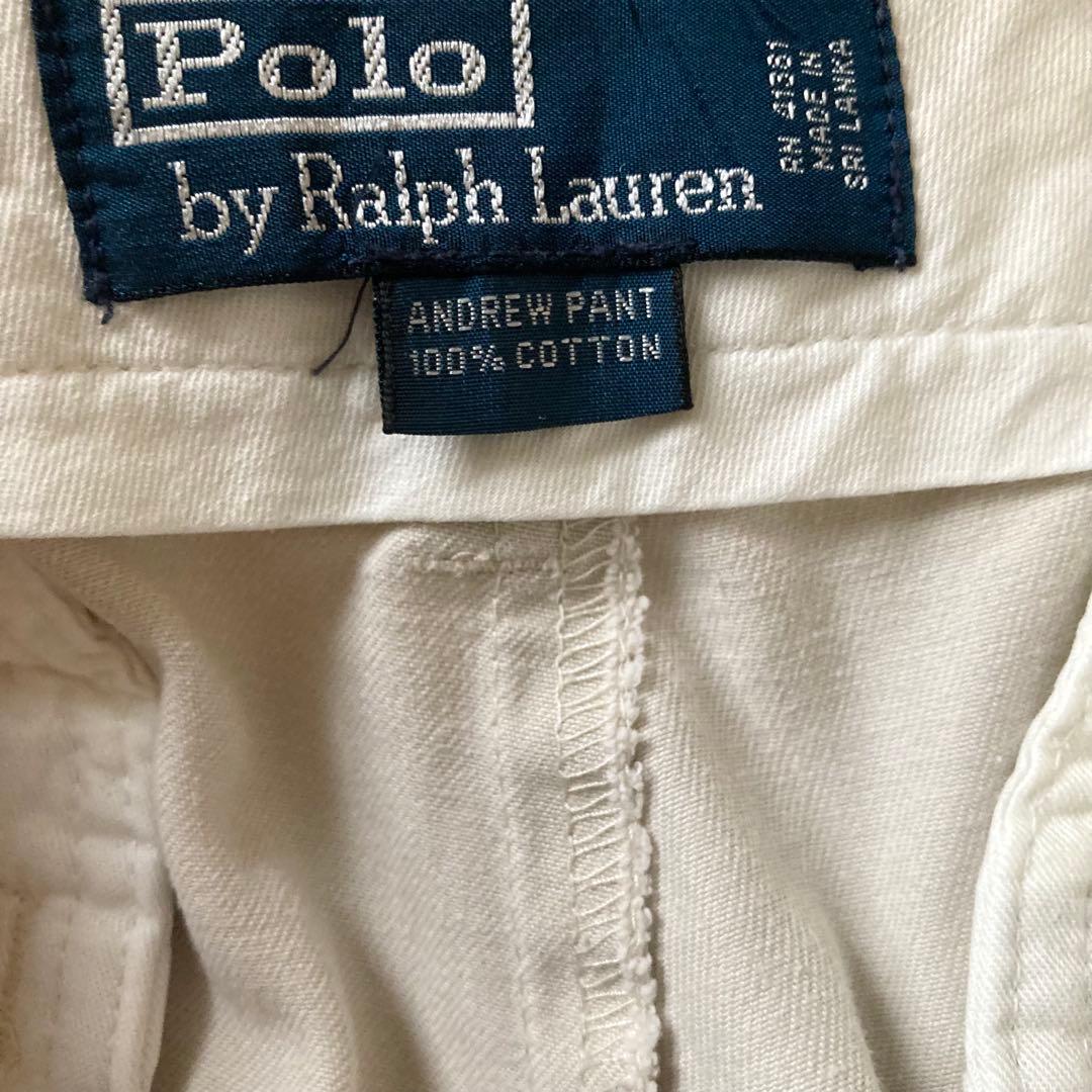 90s RalphLauren アンドリューパンツ ワイド ツータック ポロチノ