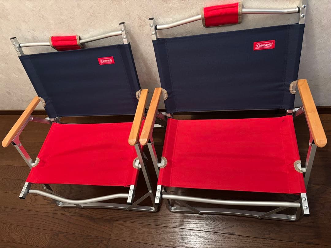 Coleman レア　コンパクトフォールディングチェア 2脚セット　収納バッグ