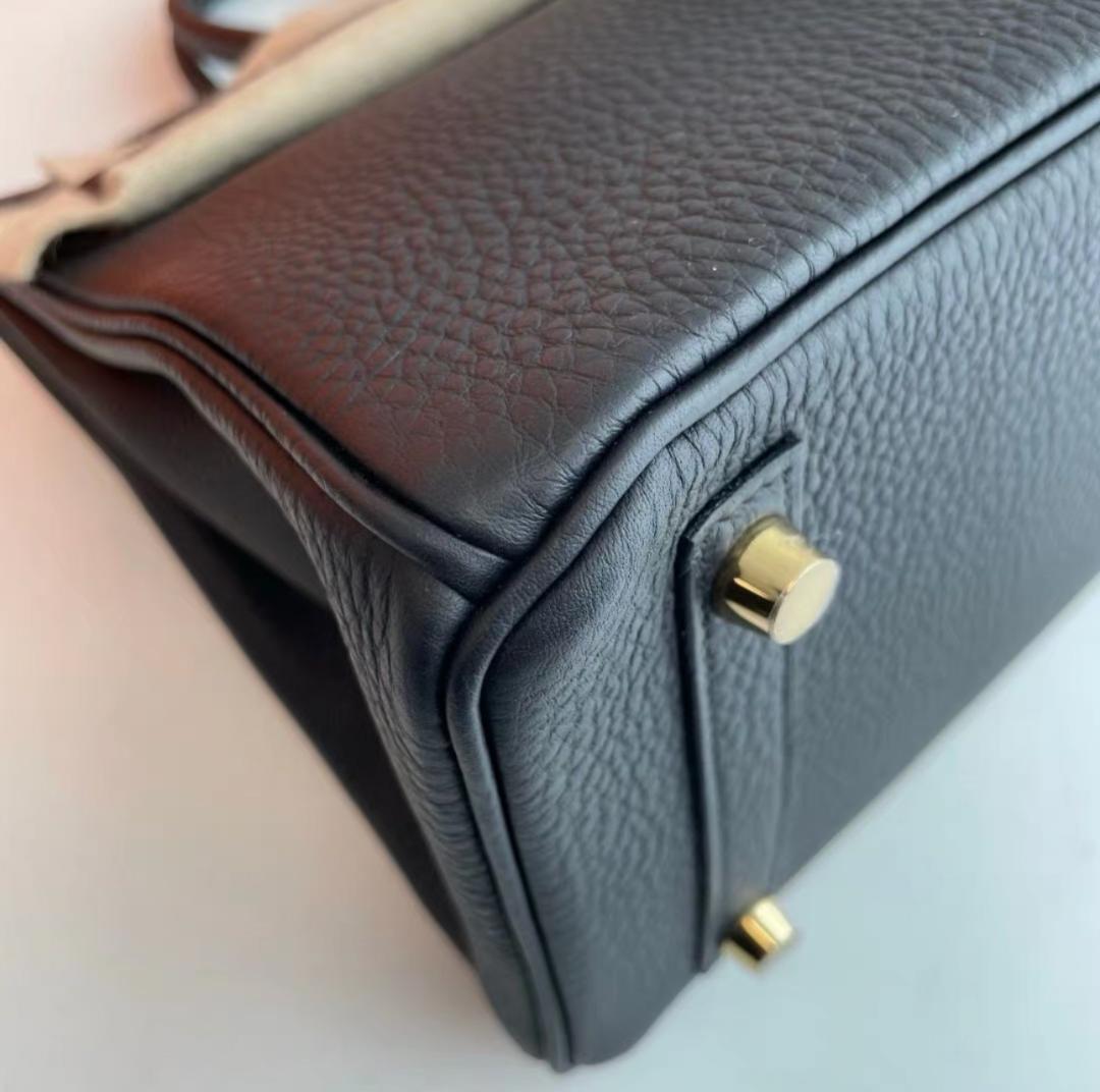 HERMES バーキン 25 ブラック ハンドバッグ