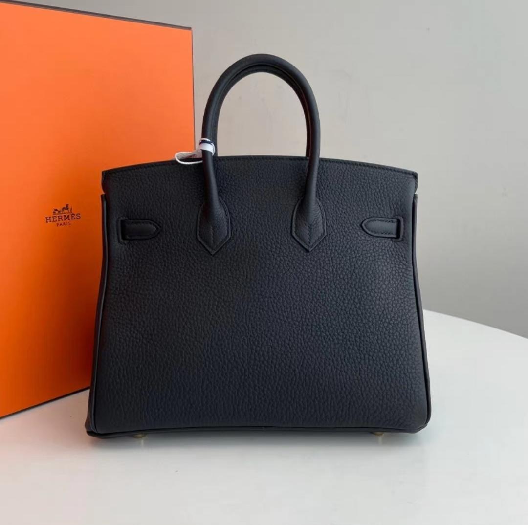 HERMES バーキン 25 ブラック ハンドバッグ